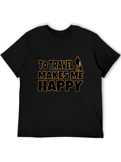 Travel Makes Me Happy T-Shirt