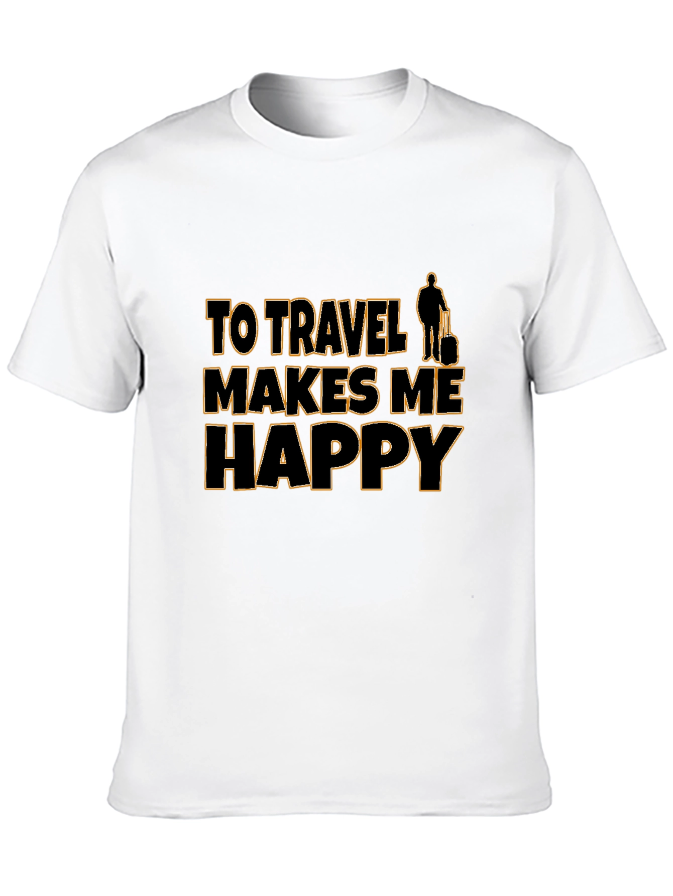 Travel Makes Me Happy T-Shirt