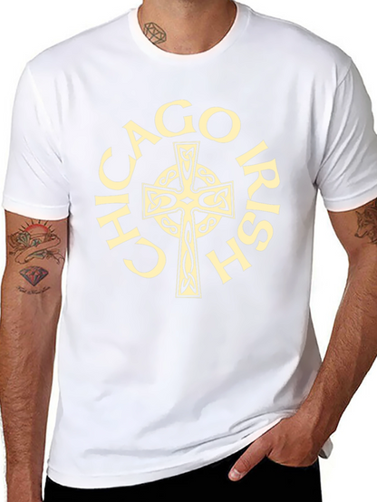 Chicago Irish Celtic Cross Graphic Tee