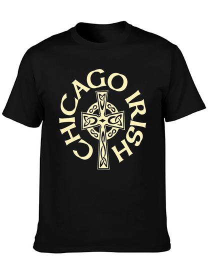Chicago Irish Celtic Cross Graphic Tee