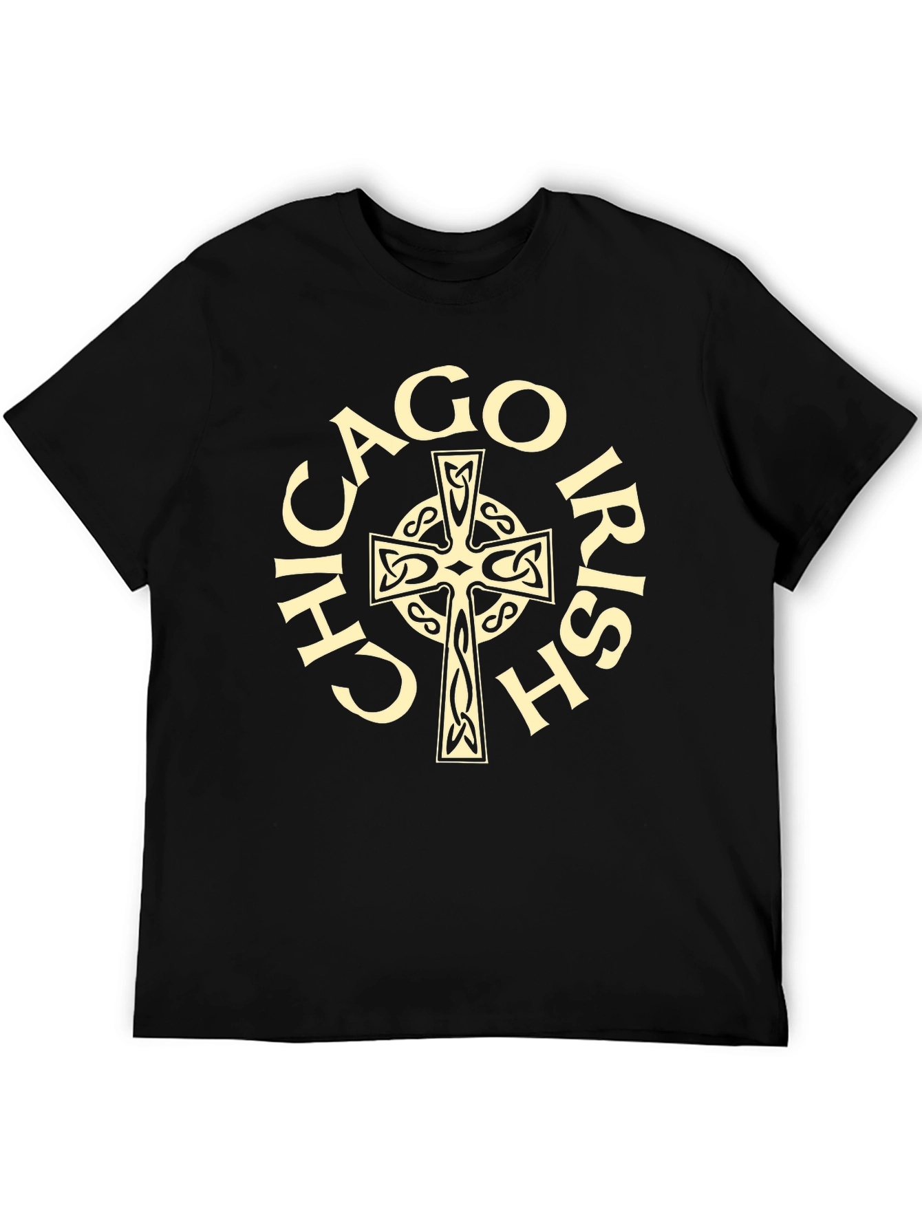 Chicago Irish Celtic Cross Graphic Tee