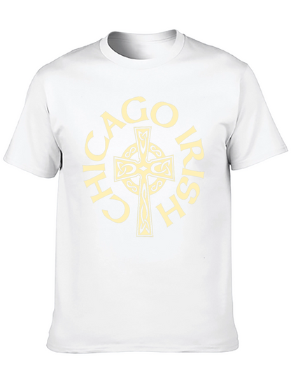 Chicago Irish Celtic Cross Graphic Tee