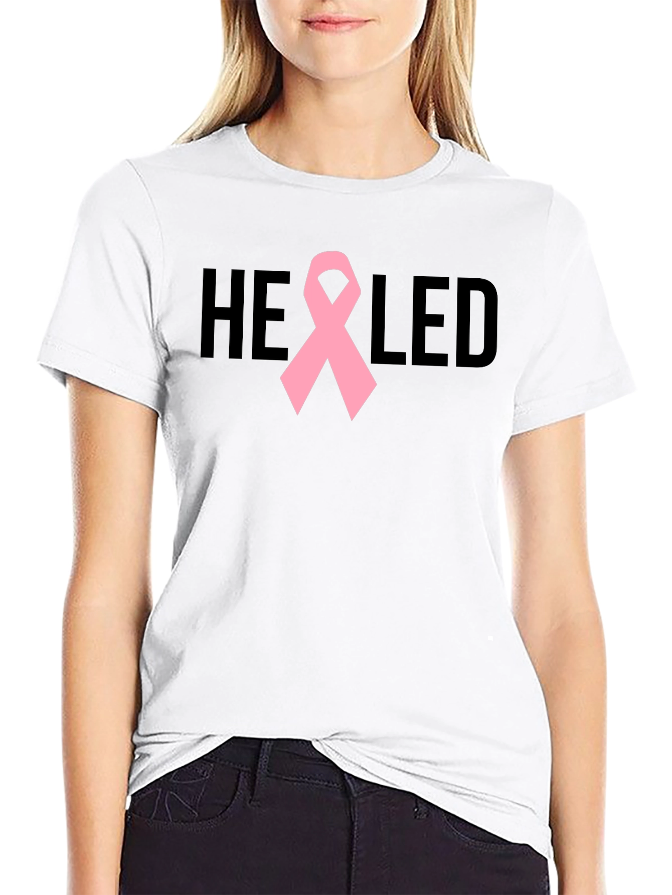 Healed Breast Cancer Awareness T-Shirt