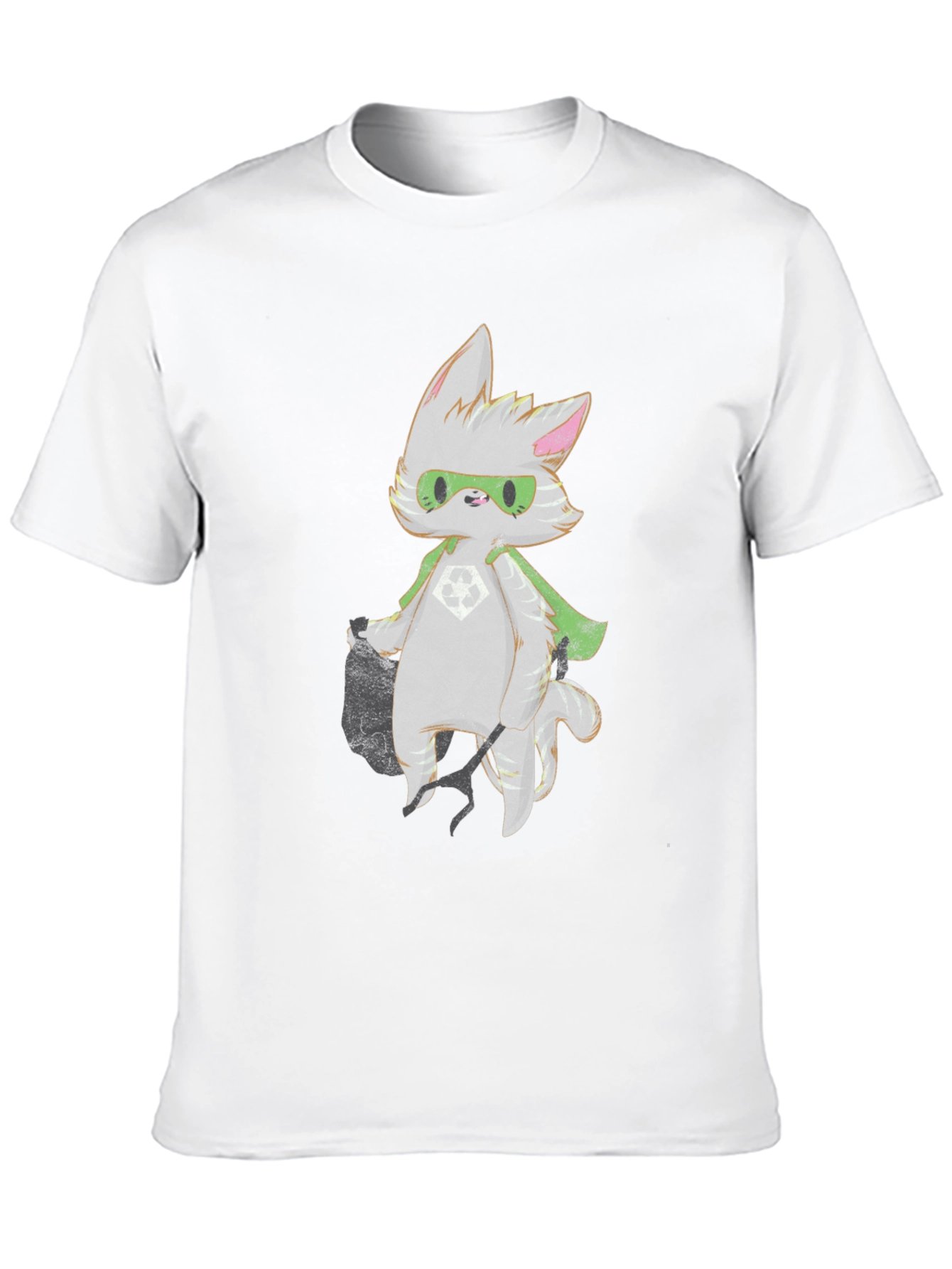 Super Cat T-Shirt - Graphic Print Tee