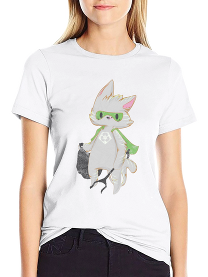 Super Cat T-Shirt - Graphic Print Tee