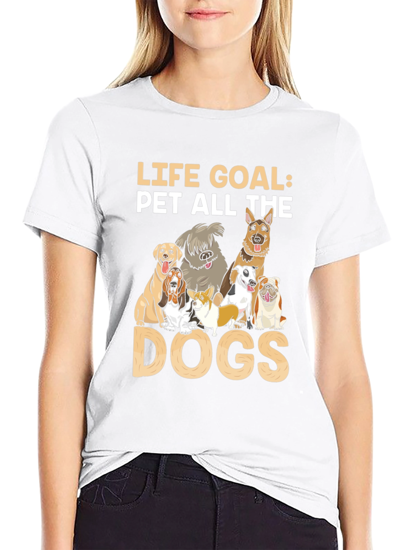 Life Goal Pet All The Dogs T-Shirt