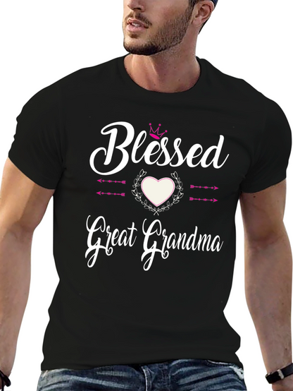 Blessed Great Grandma T-Shirt - Gift for Grandma