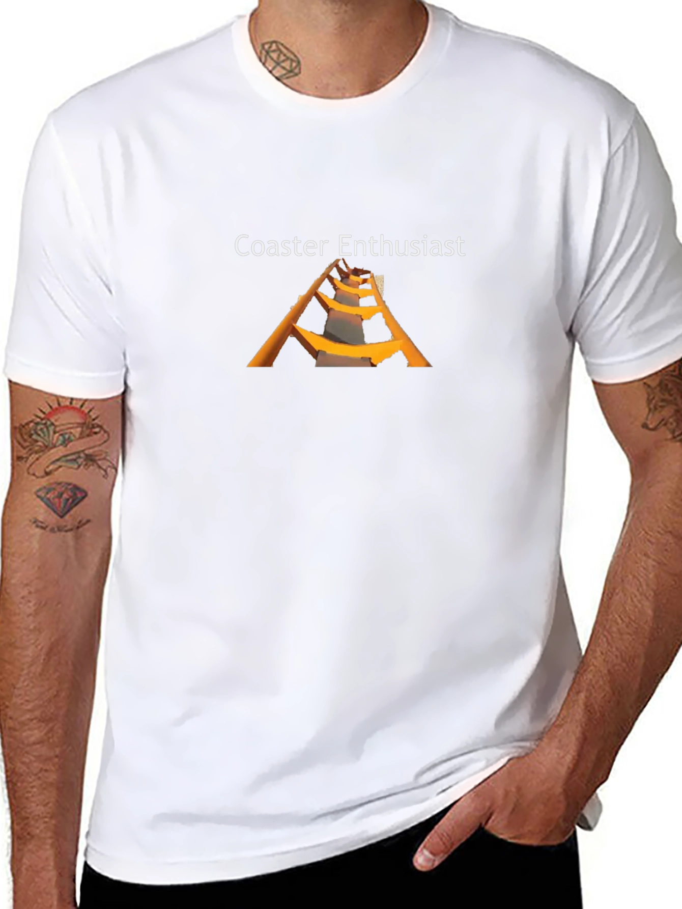 Coaster Enthusiast Tee - Ride On!