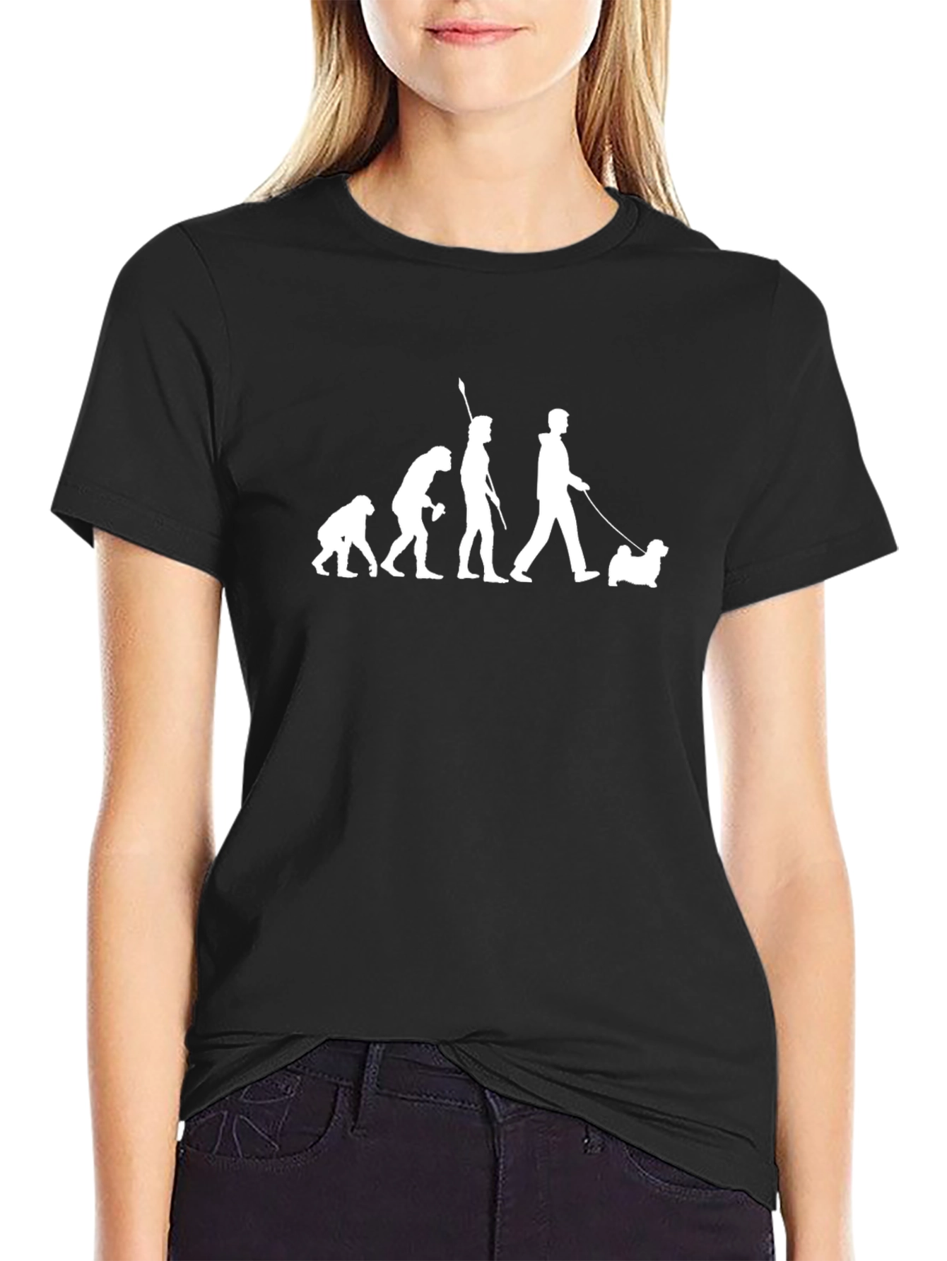 Evolution of Dog Walking T-Shirt