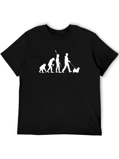 Evolution of Dog Walking T-Shirt