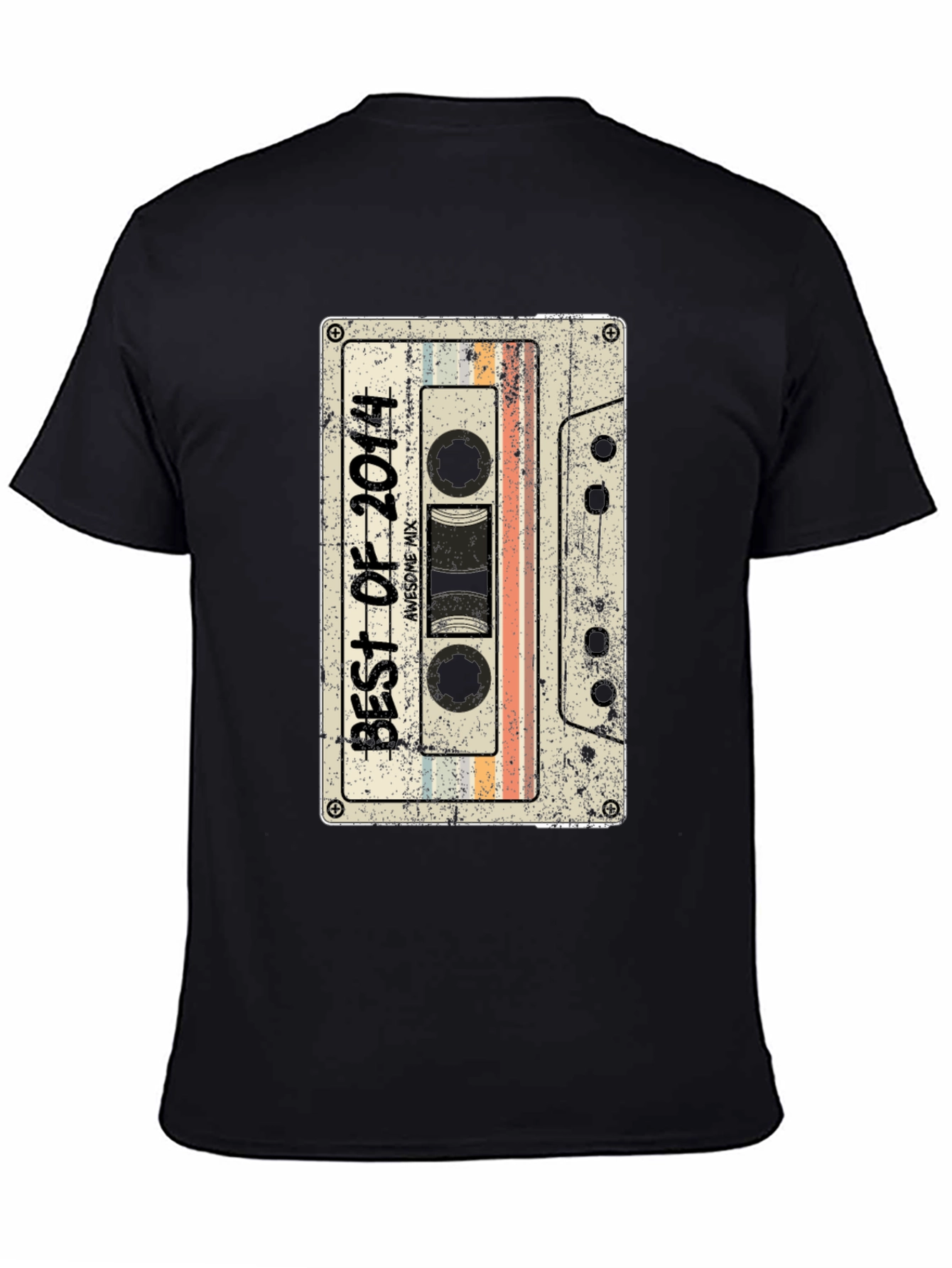 Retro Best of 2014 Cassette Tape Graphic Tee