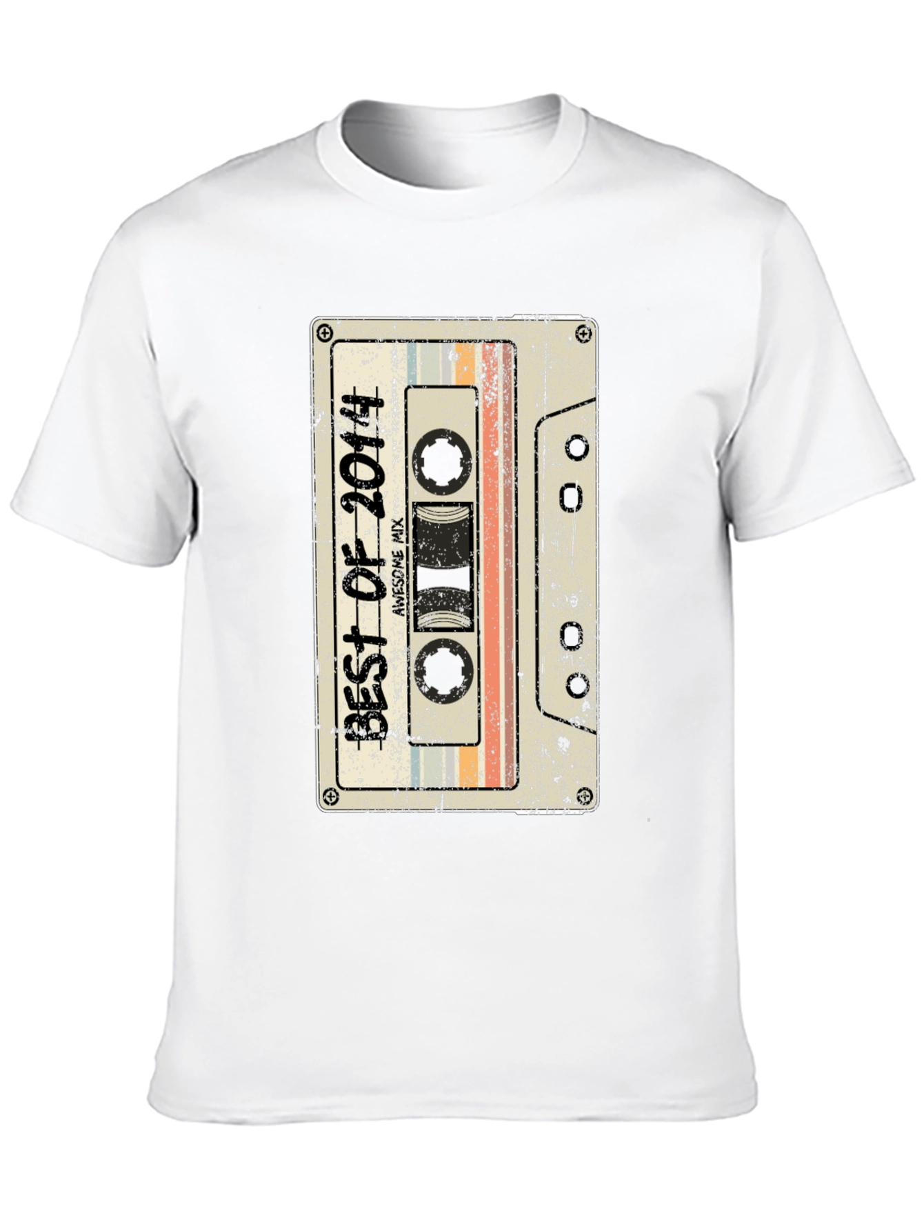 Retro Best of 2014 Cassette Tape Graphic Tee