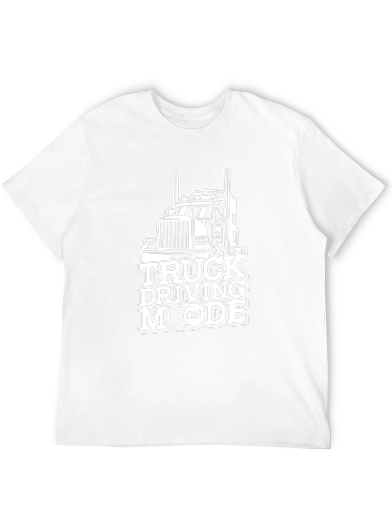 Truck Driving Mode T-Shirt - Black Tee