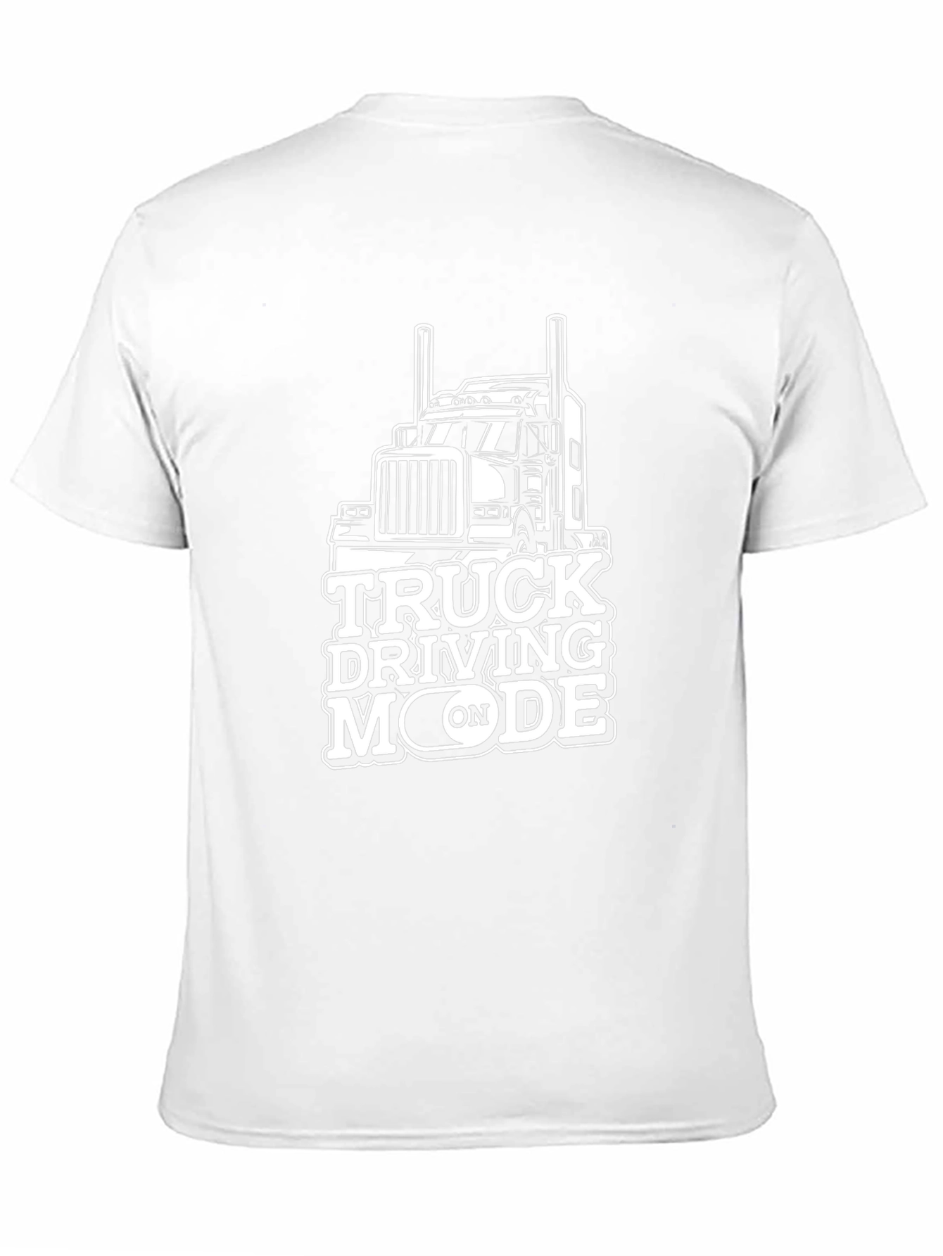 Truck Driving Mode T-Shirt - Black Tee