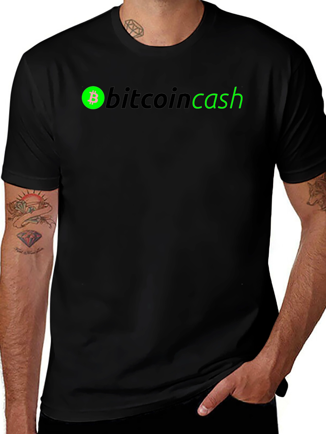 Bitcoin Cash Black T-Shirt