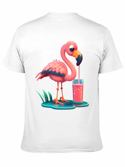 Cartoon Flamingo T-Shirt