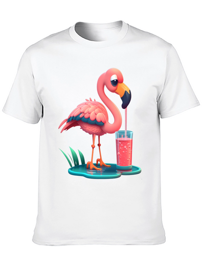 Cartoon Flamingo T-Shirt
