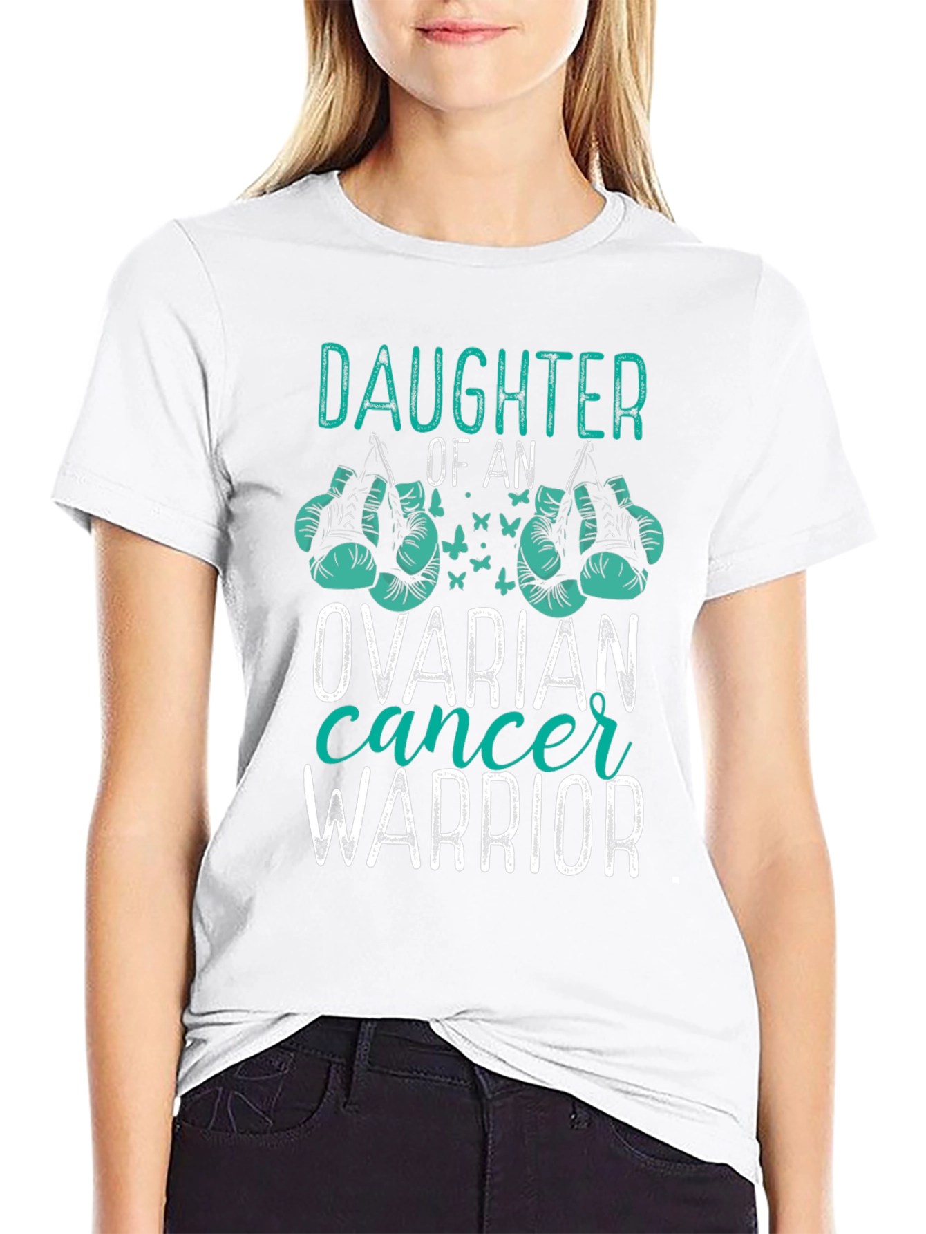 Ovarian Cancer Warrior Daughter T-Shirt