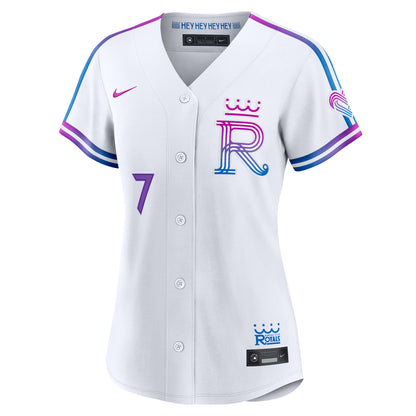 Bobby Witt Jr. Kansas City Royals Nike Women's 2026 City Connect Stadium Jersey - White