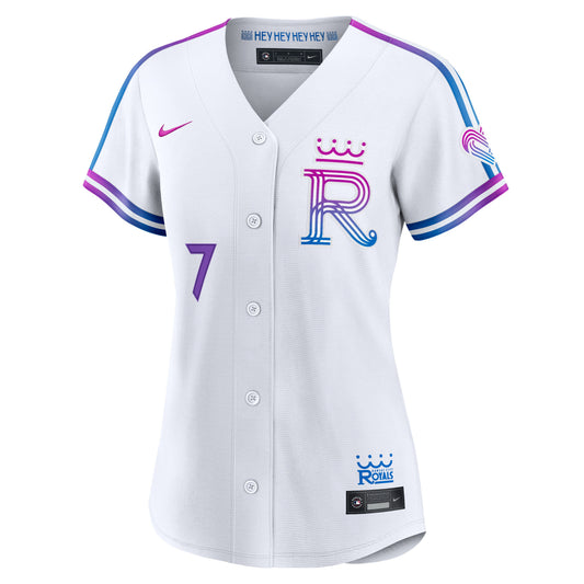 Bobby Witt Jr. Kansas City Royals Nike Women's 2026 City Connect Stadium Jersey - White