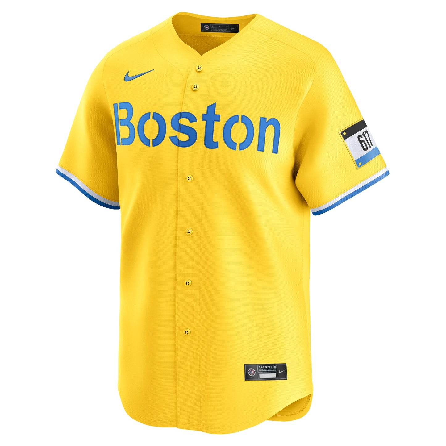 Boston Red Sox Nike City Connect Limited Jersey - Gold