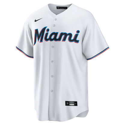 Miami Marlins Nike Home 2025 Jackie Robinson Day Replica Jersey - White
