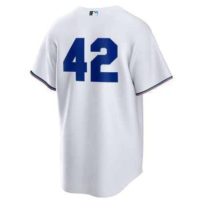 Miami Marlins Nike Home 2025 Jackie Robinson Day Replica Jersey - White