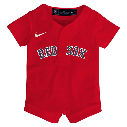 Boston Red Sox Nike Newborn Alternate Replica Romper Jersey - Red