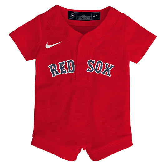 Boston Red Sox Nike Newborn Alternate Replica Romper Jersey - Red
