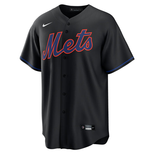 Brandon Nimmo New York Mets Nike Alternate Replica Jersey - Black