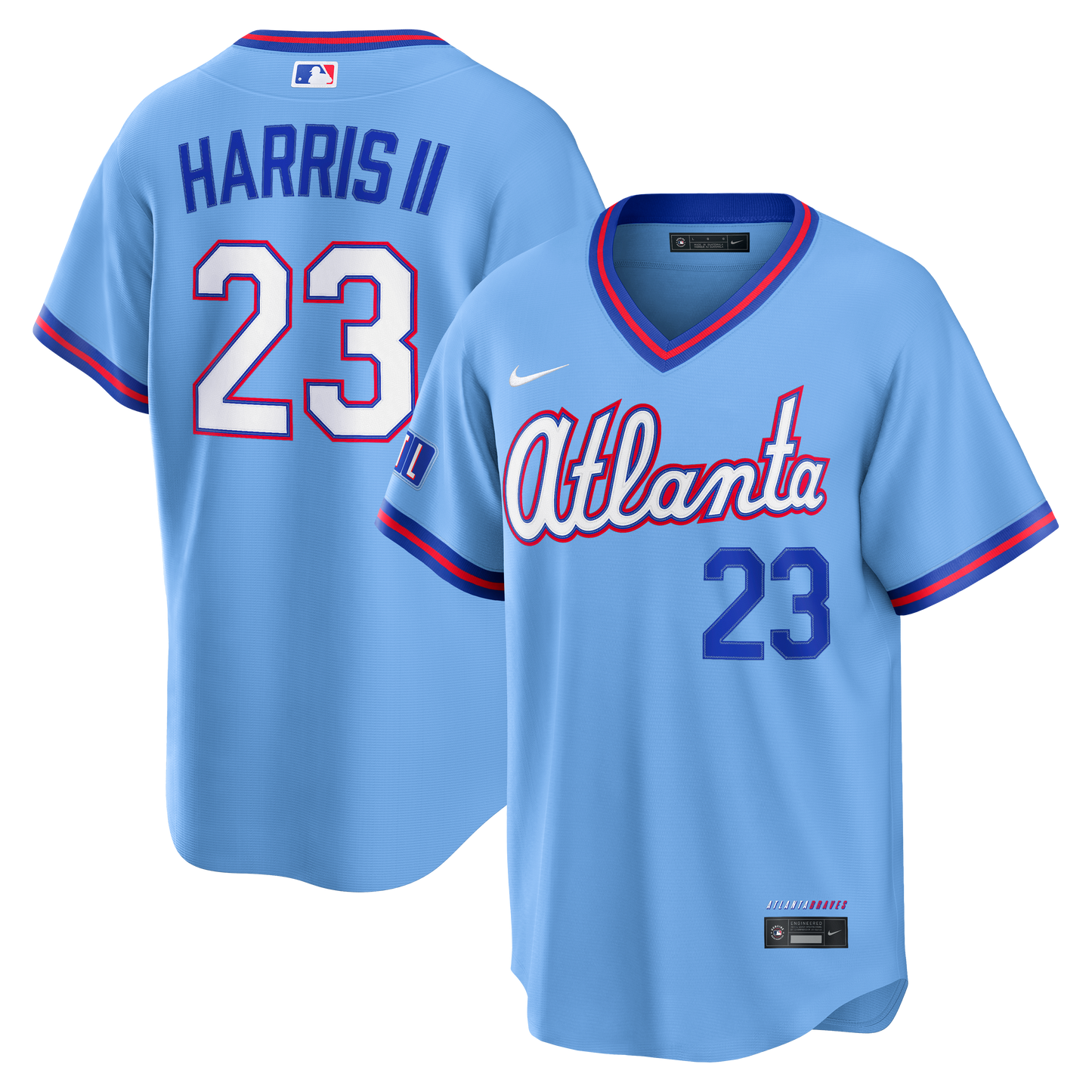 Michael Harris II Atlanta Braves Nike 2026 City Connect Stadium Jersey - Powder Blue