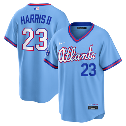 Michael Harris II Atlanta Braves Nike 2026 City Connect Stadium Jersey - Powder Blue