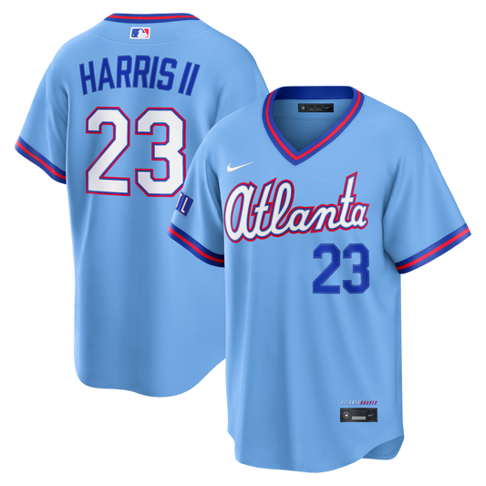 Michael Harris II Atlanta Braves Nike 2026 City Connect Stadium Jersey - Powder Blue
