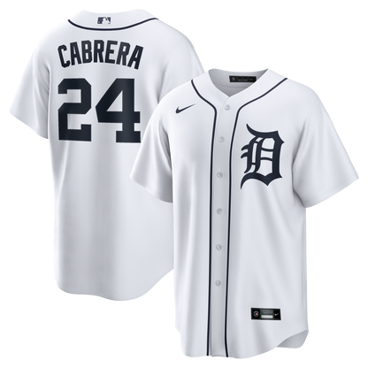 Miguel Cabrera Detroit Tigers Nike Home Retired Player Replica Jersey - White