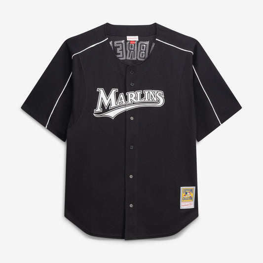 Miguel Cabrera Miami Marlins Mitchell &amp;amp; Ness Big &amp;amp; Tall Cooperstown Mesh Batting Practice Jersey - Black