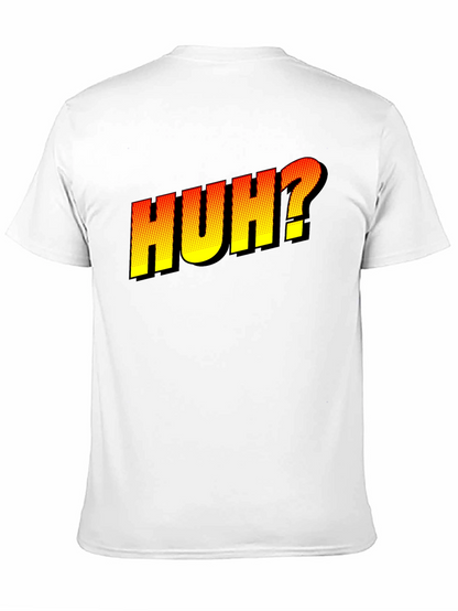 Huh? Graphic Novelty T-Shirt - Black