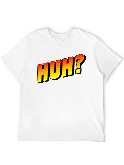 Huh? Graphic Novelty T-Shirt - Black