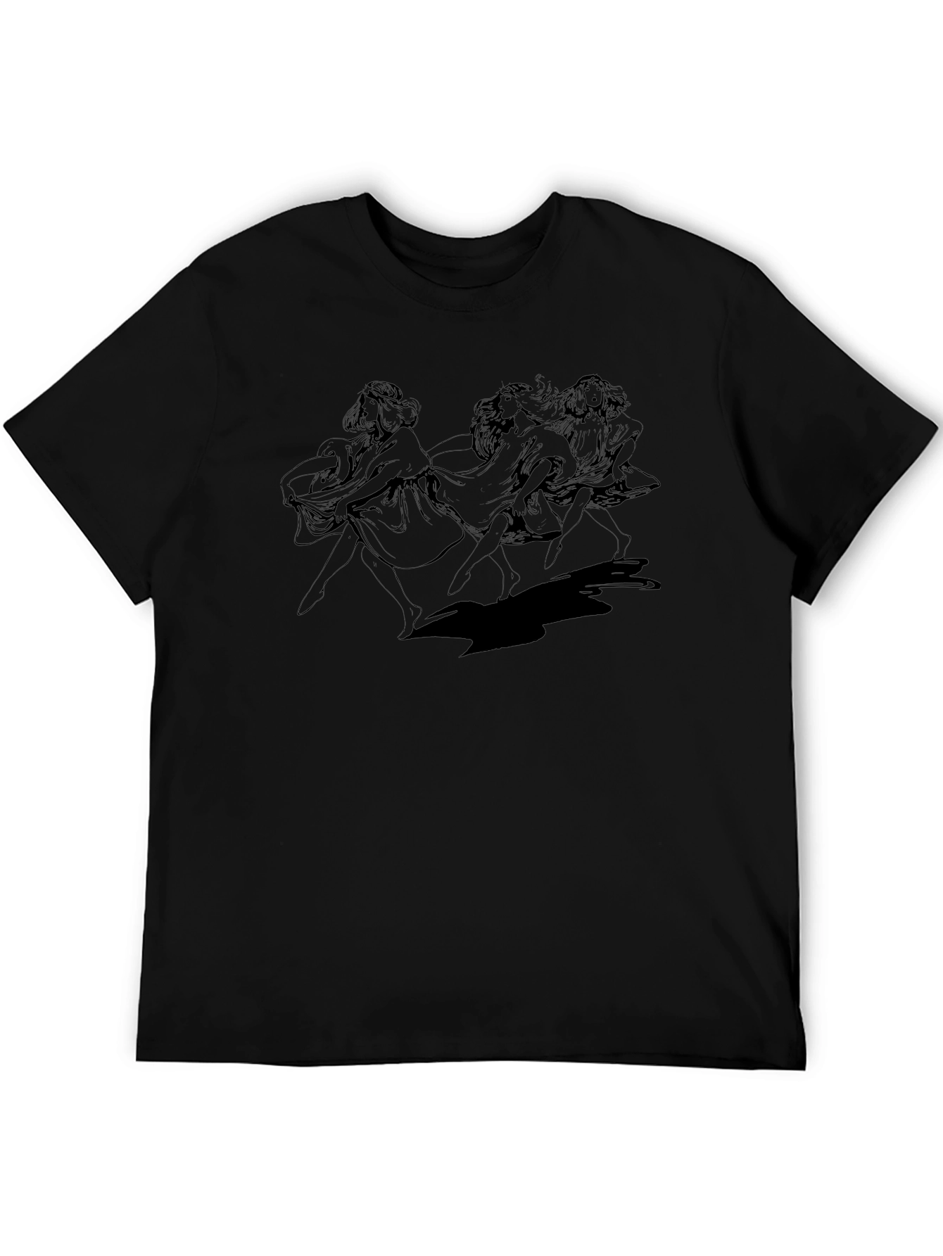 Mystic Women Graphic Black T-Shirt