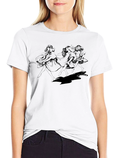 Mystic Women Graphic Black T-Shirt