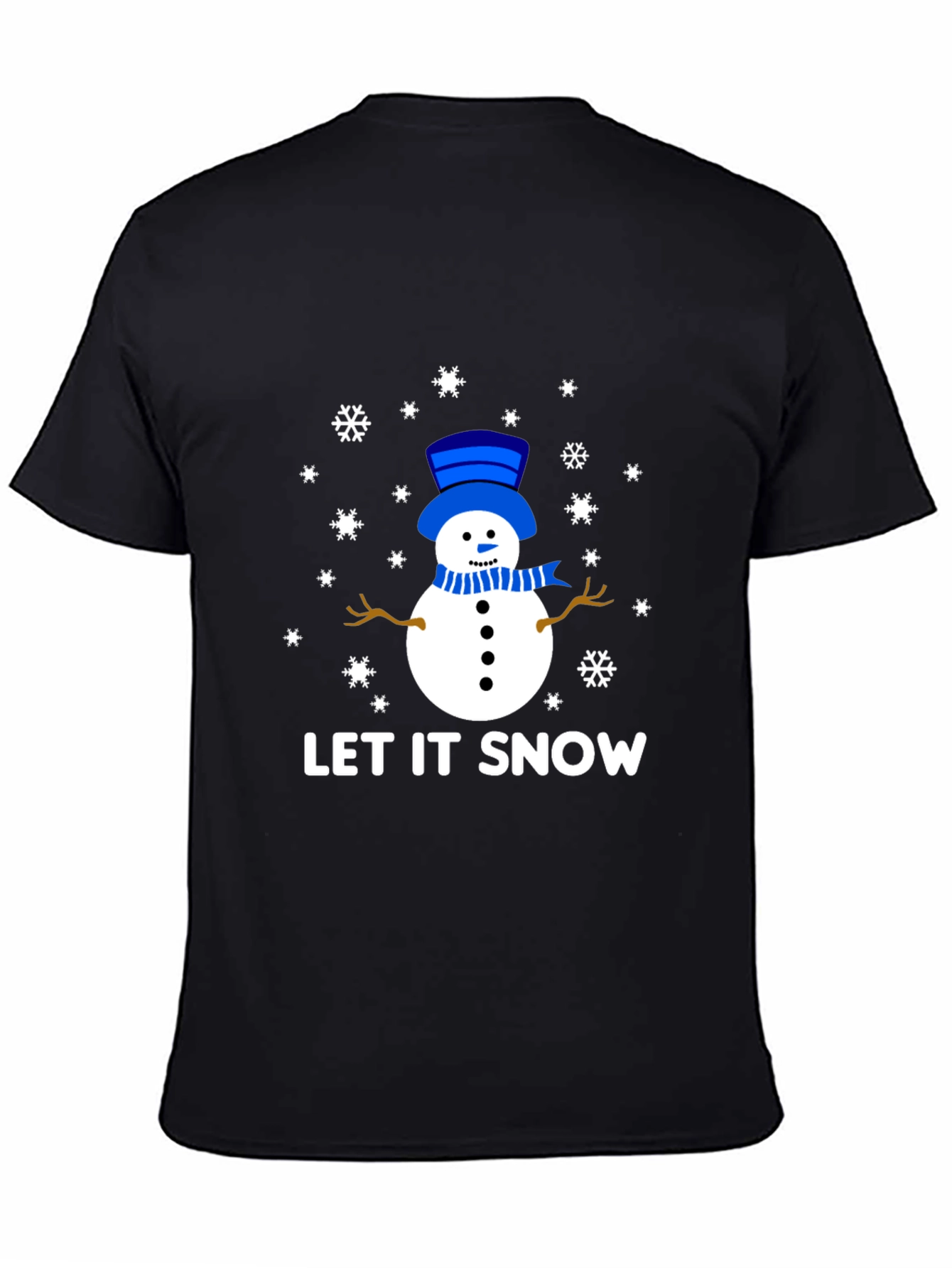 Let It Snow Snowman Graphic Tee