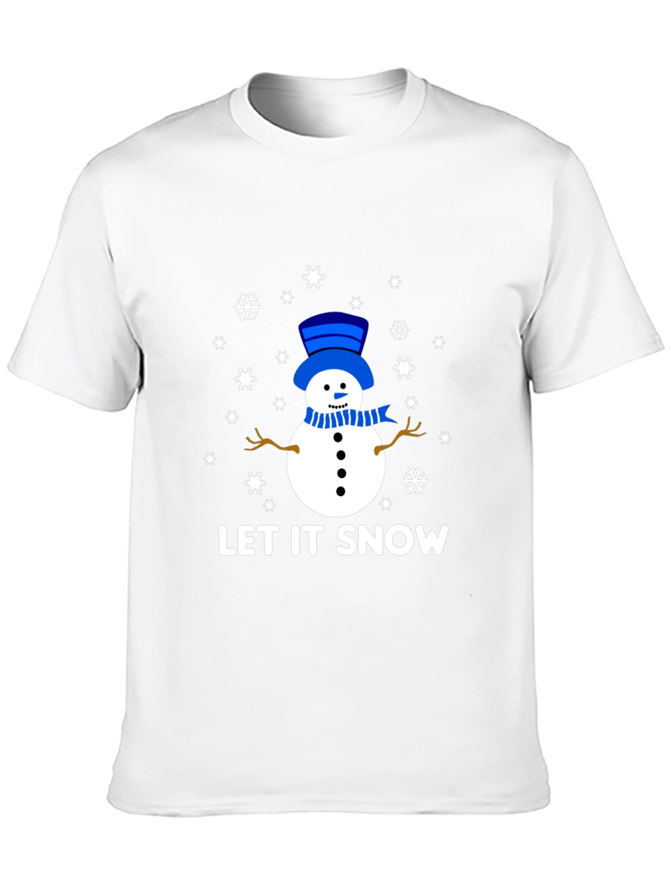 Let It Snow Snowman Graphic Tee