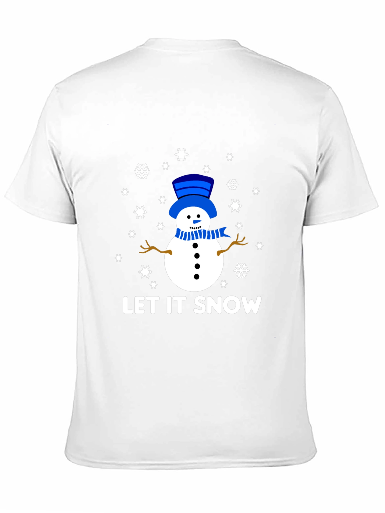 Let It Snow Snowman Graphic Tee
