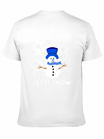 Let It Snow Snowman Graphic Tee