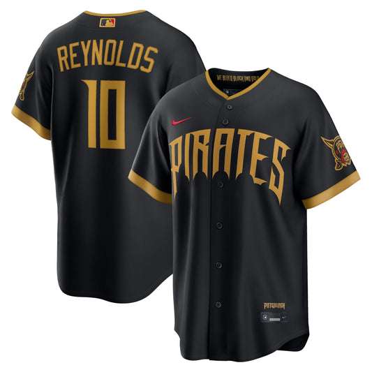 Bryan Reynolds Pittsburgh Pirates Nike 2026 City Connect Stadium Jersey - Black
