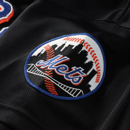 Mike Piazza New York Mets Mitchell &amp;amp; Ness Big &amp;amp; Tall Cooperstown Mesh Batting Practice Jersey - Black