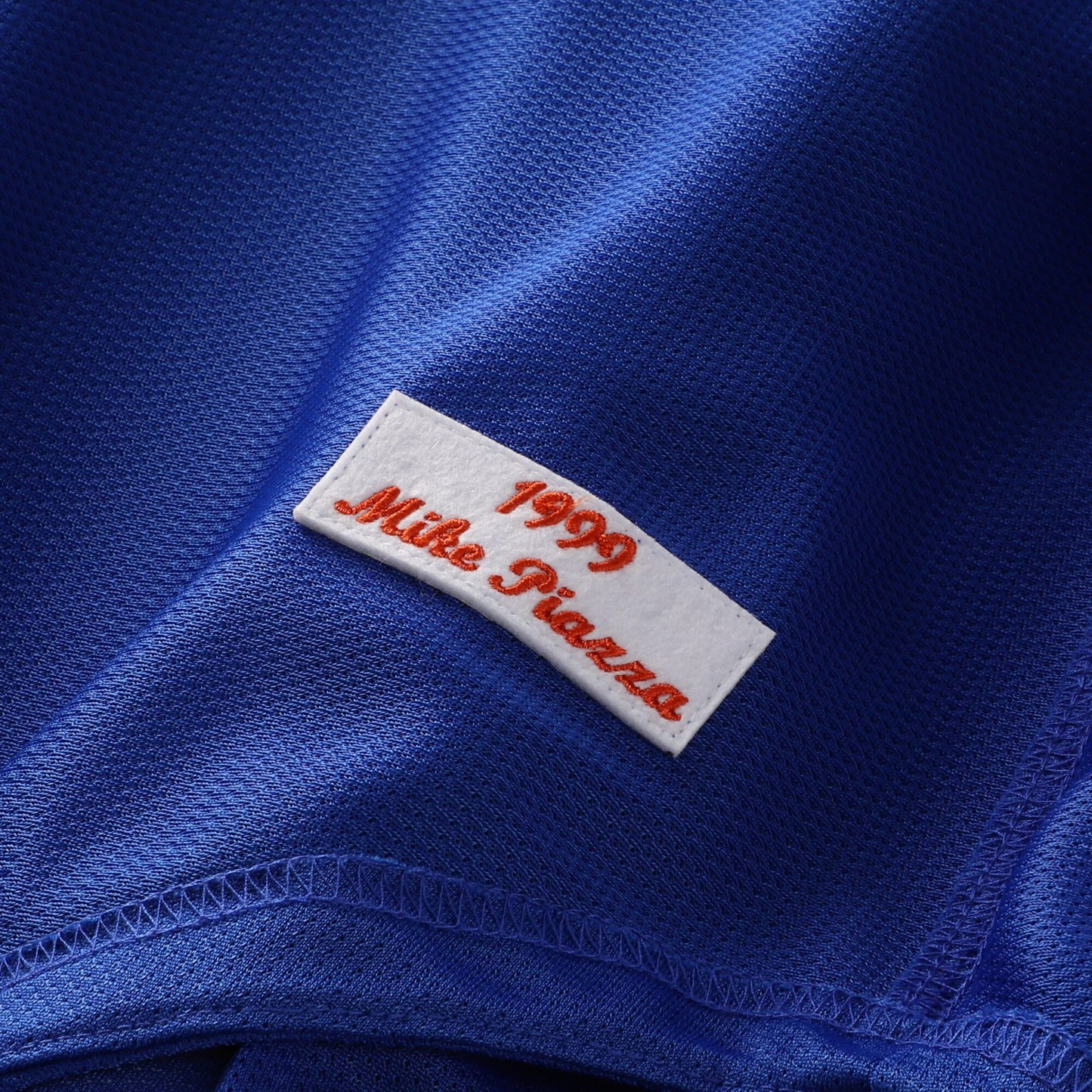 Mike Piazza New York Mets Mitchell &amp;amp; Ness Cooperstown Collection Mesh Batting Practice Button-Up Jersey - Royal