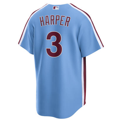 Bryce Harper Philadelphia Phillies Nike Alternate Replica Jersey - Light Blue