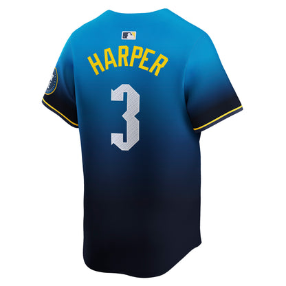 Bryce Harper Philadelphia Phillies Nike City Connect Limited Jersey - Blue