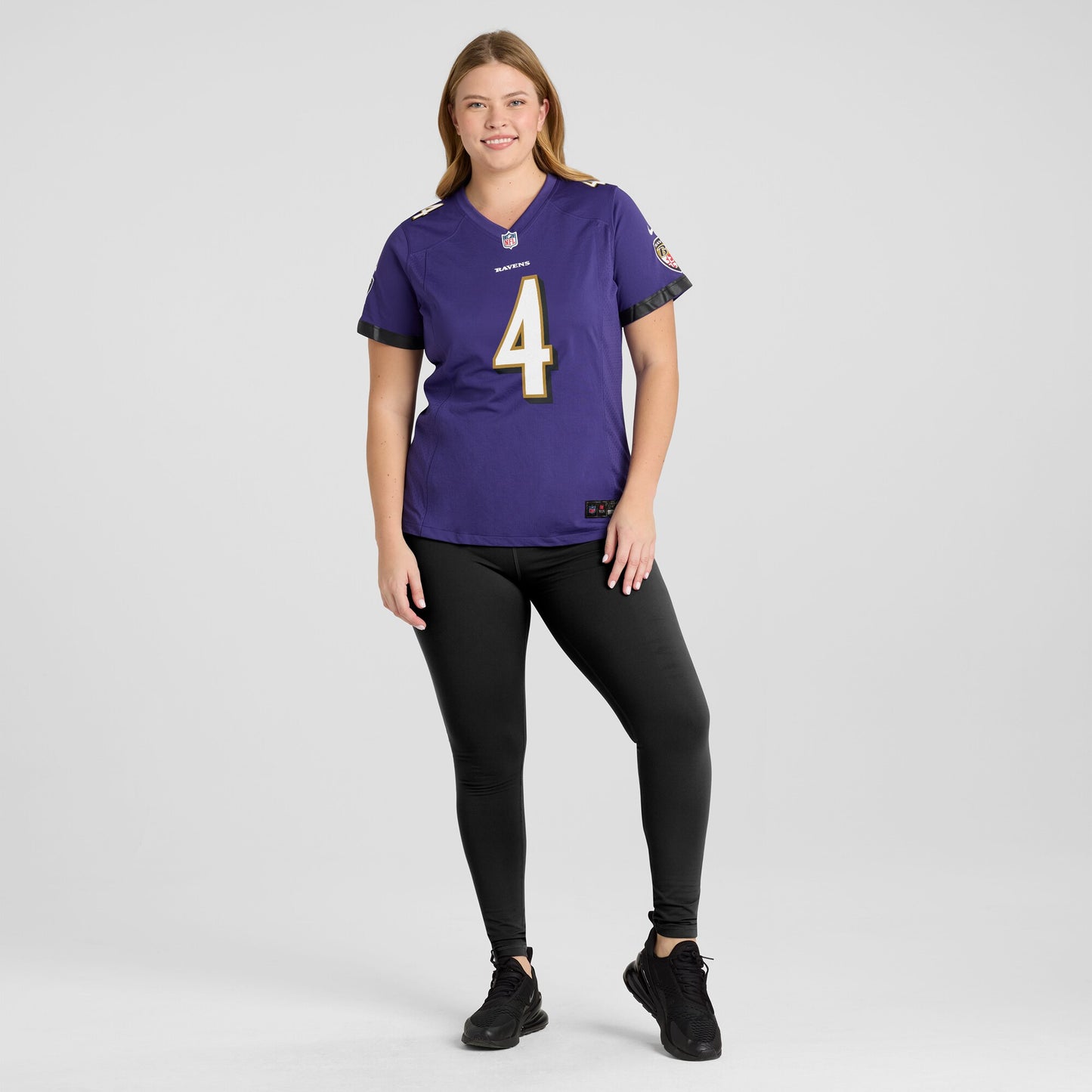 Zay Flowers Baltimore Ravens Nike Women's Team Game Jersey - Purple