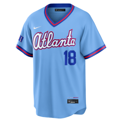 Mike Yastrzemski Atlanta Braves Nike 2026 City Connect Stadium Jersey - Powder Blue